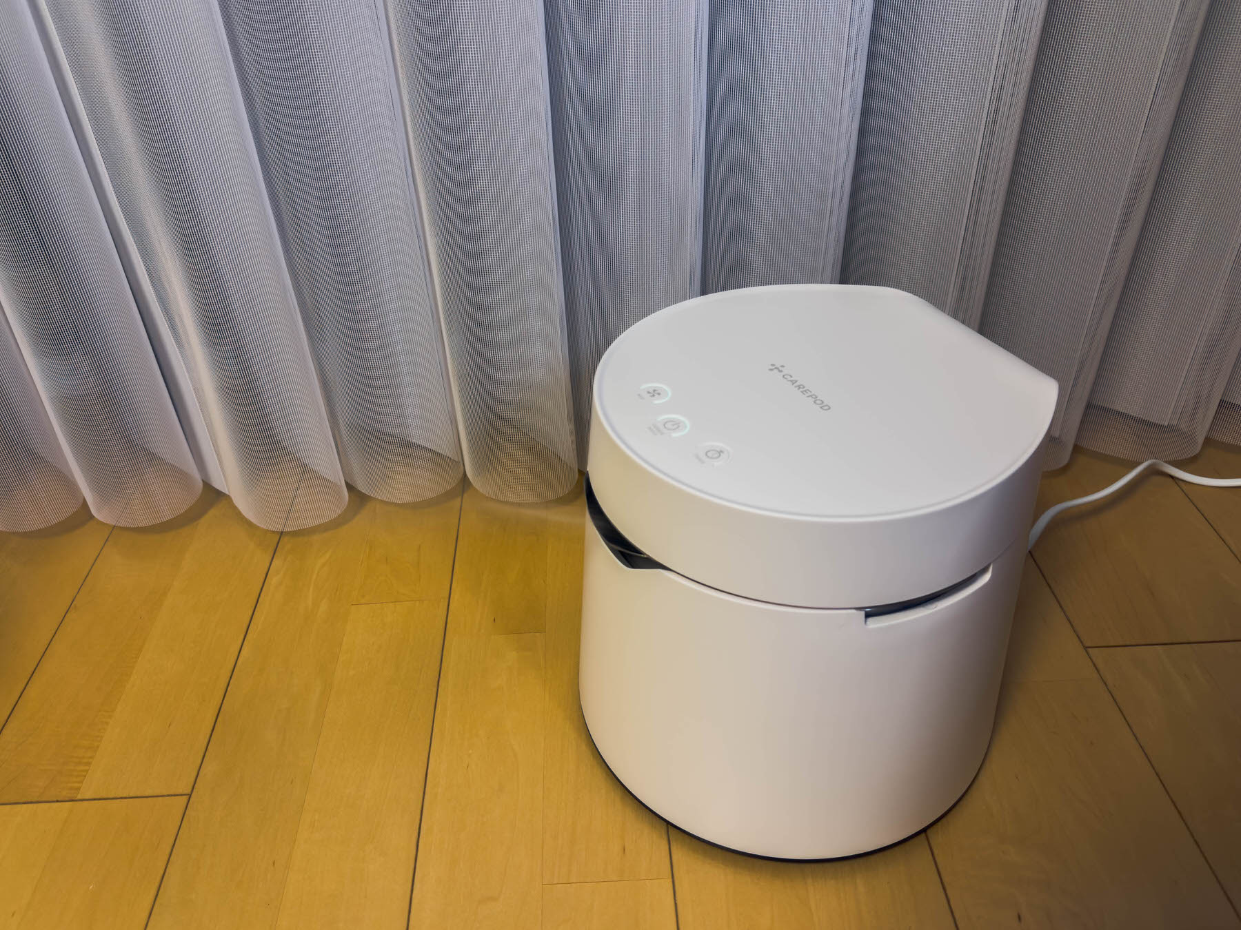 加湿器の悩みを全て解決！煮沸消毒できる超音波加湿器「Carepod」が